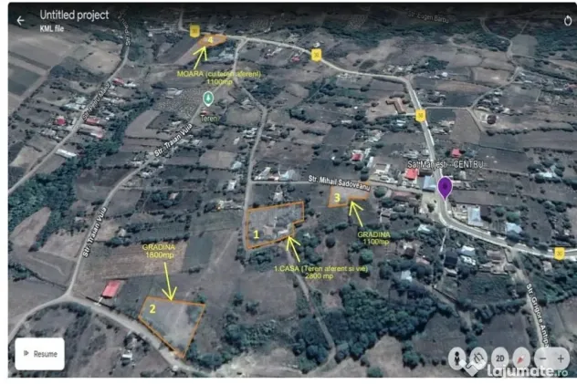 Domeniu complet: moara, casa batraneasca si terenuri in M...