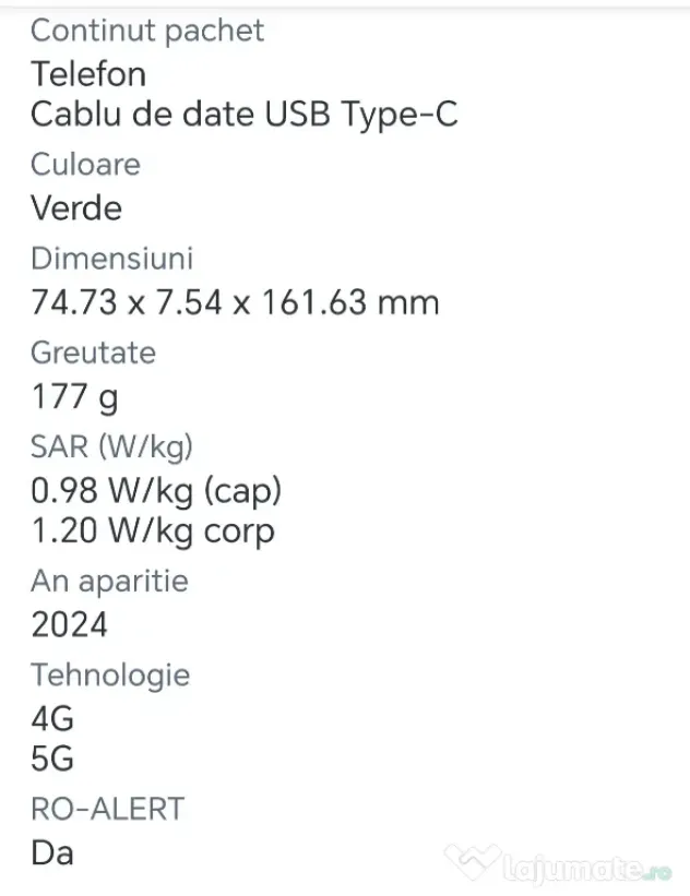Oppo Reno 11 F dual sIM, 256Gb, 8GB RAM, 5G, Palm Green