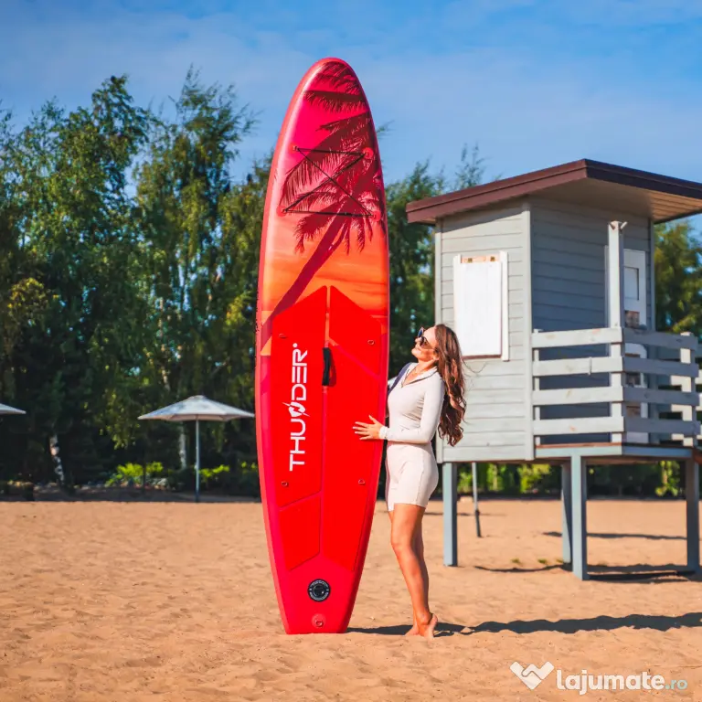 Placa Stand Up Paddle ISLE 320 cm + Scaun Caiac Noua, Sigilata Set Complet