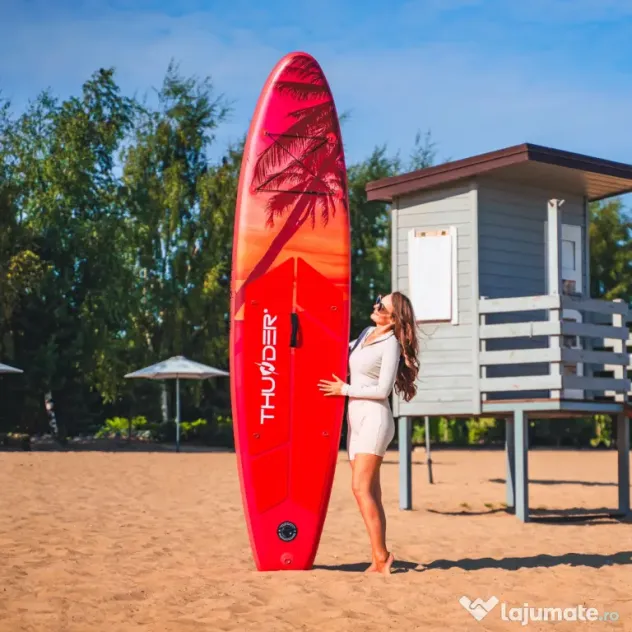 Placa Stand Up Paddle ISLE 320 cm + Scaun Caiac Noua, Sigilata Set Complet