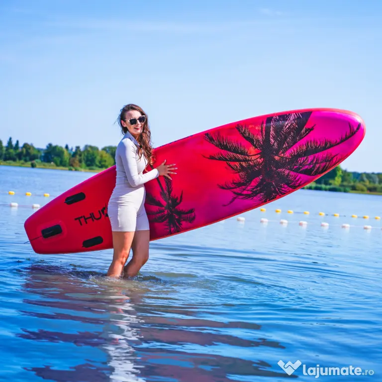 Placa Stand Up Paddle ISLE 320 cm + Scaun Caiac Noua, Sigilata Set Complet