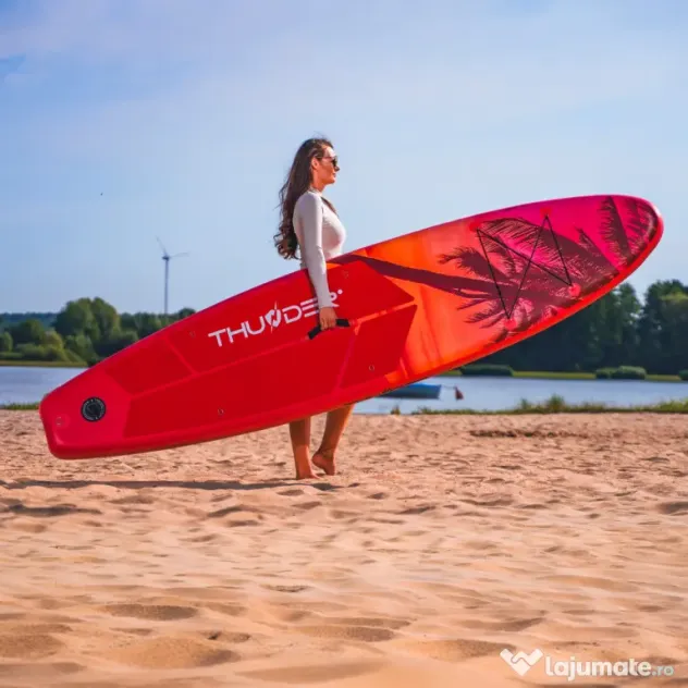 Placa Stand Up Paddle ISLE 320 cm + Scaun Caiac Noua, Sigilata Set Complet