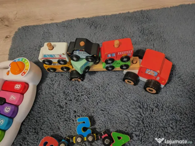 Set 5 jocuri puzzel bebe 0..3 ani interactiv muzical logica abilități