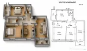 Apartament TÂRGU CUCU | 3 camere, semidecomandat, 68 mp ...