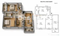 Apartament TÂRGU CUCU | 3 camere, semidecomandat, 68 mp ...