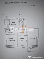 Apartament TÂRGU CUCU | 3 camere, semidecomandat, 68 mp ... 