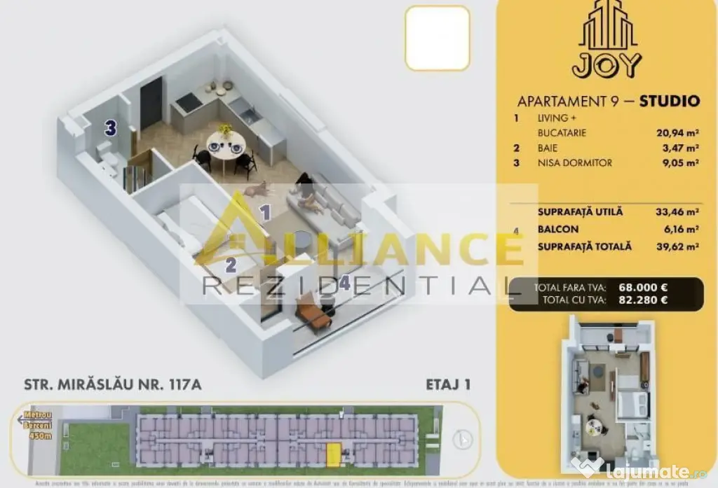 APARTAMENTE NOI 2, 3 ȘI 4 CAMERE DE VÂNZARE - COMPLEX J...