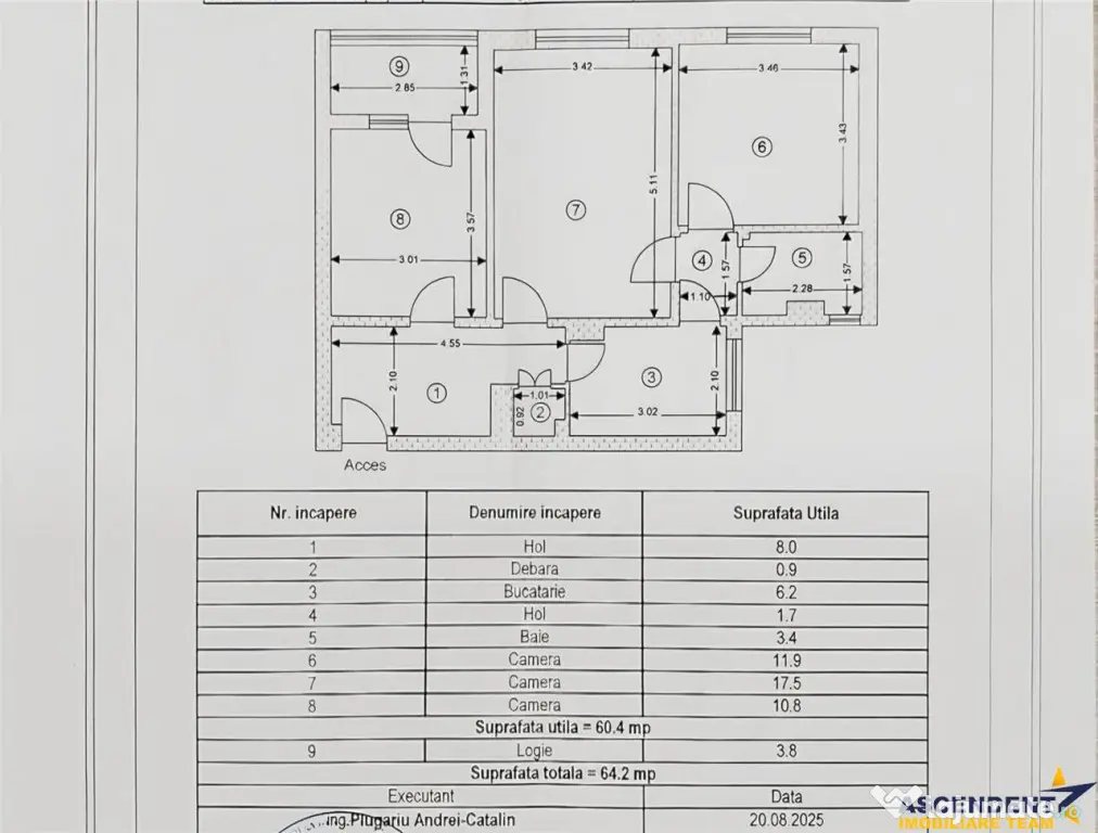 Apartament 3camere, etaj intermediar, priveliste si lumina n - Brasov (Brasov)