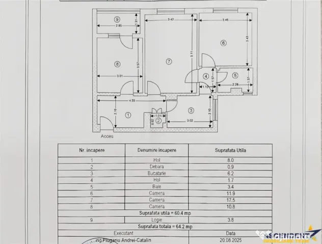 Apartament 3camere, etaj intermediar, priveliste si lumina n - Brasov (Brasov)
