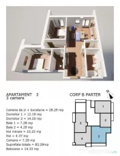 Apartamente NOI cu CF, Corneliu Coposu, direct la dezvoltat