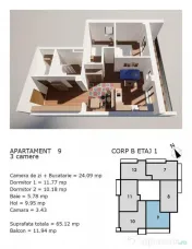 Apartamente NOI cu CF, Corneliu Coposu, direct la dezvoltat