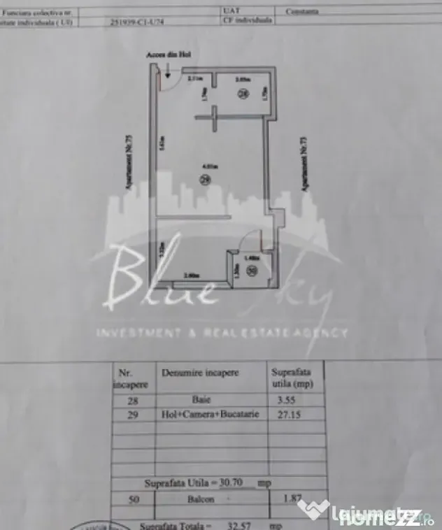 Studio modern în Tomis Nord – Campus Universitar-bloc 202