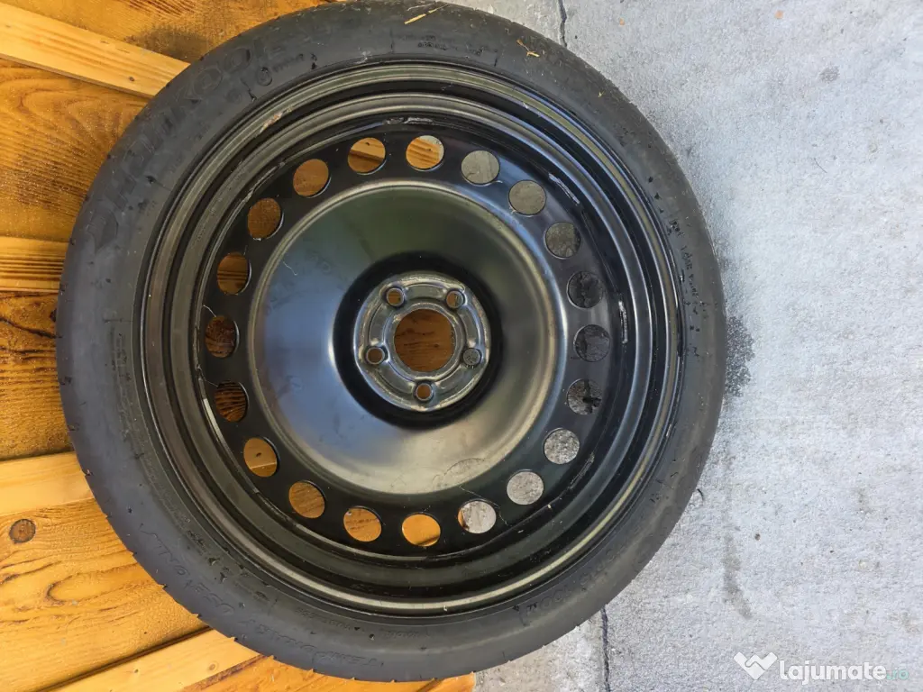 Roata Rezerva Slim Audi A5 A4 B8 B9 R19 5x112 Originala Space Saver