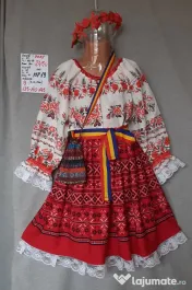 Costum popular pentru copii 10-11-12-13-14 ani ,245 lei 