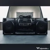 Vând Boombox Radio-Casetofon dublu cu CD Panasonic RX-DT600