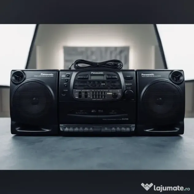 Vând Boombox Radio-Casetofon dublu cu CD Panasonic RX-DT600