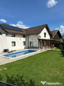 Cabana 400mp Băișoara: 21 locuri, piscină, jacuzzi, investiție