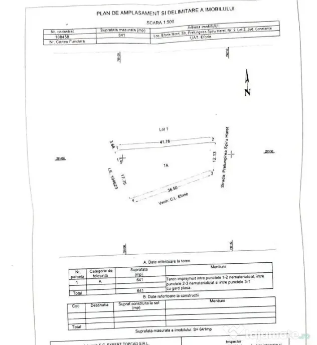 Teren intravilan 641 mp Eforie Nord – 38.000 € | Comi... - Eforie Nord (Constanta)
