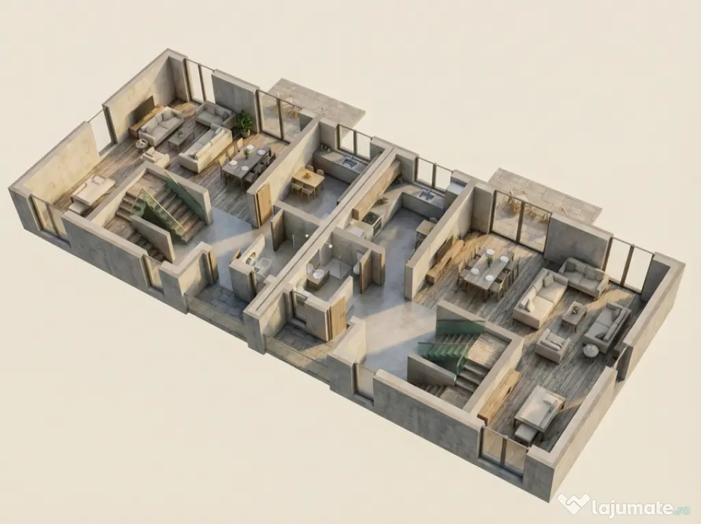 DUPLEX 4 CAMERE, 118mp | Zona TAUTI | Floresti | - Floresti (Cluj)