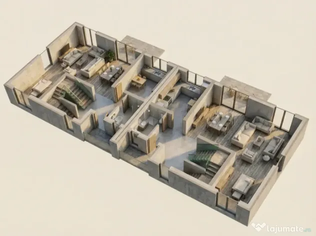 DUPLEX 4 CAMERE, 118mp | Zona TAUTI | Floresti | - Floresti (Cluj)