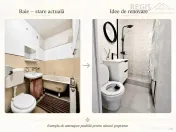 Apartament cu 2 camere in zona Florilor de renovat 