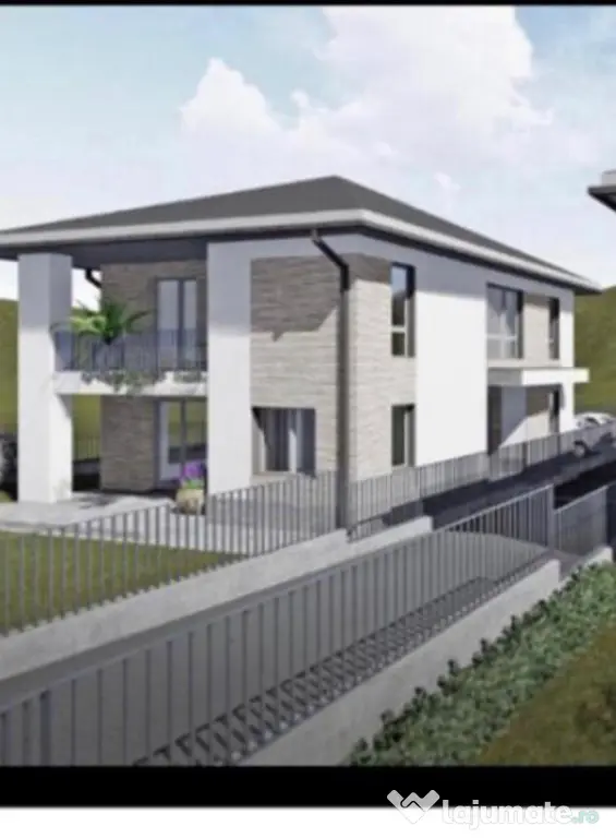 Casa individuala in constructie, 4camere 3 bai, 420mp teren, - Luna De Sus (Cluj)