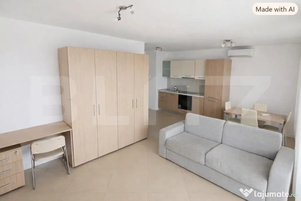 Garsonieră open space – 37 mp, balcon, view superb - Timisoara (Timis)