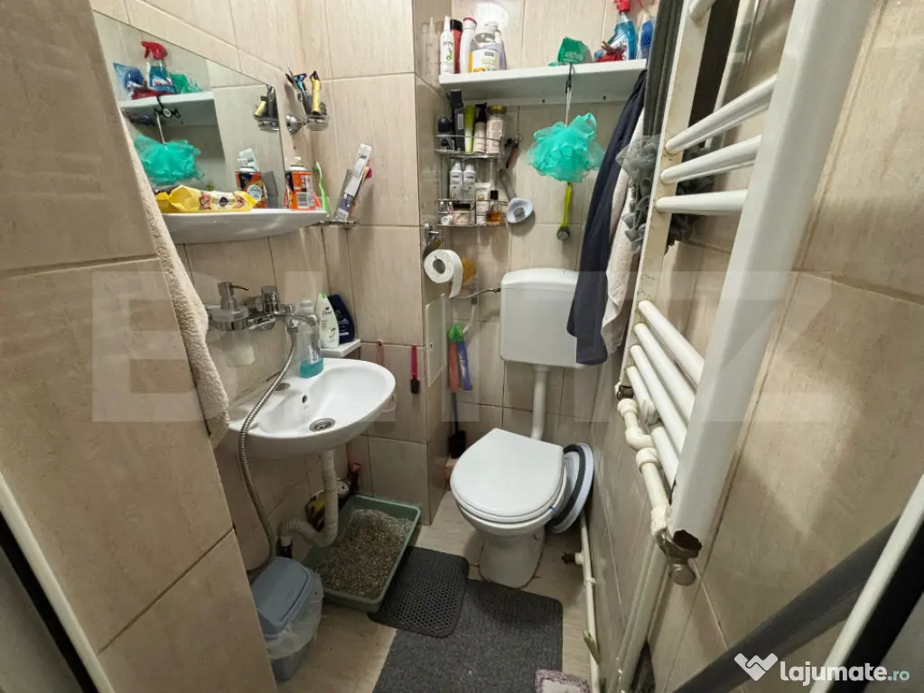 Apartament 2 camere, 26 mp, centrală proprie, Ciurchi - Iasi (Iasi)