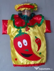 Costum Ardei kapia rosu pentru copii 3-4-5-6-7 ani ,165 RON 
