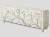 Comoda din Lemn Sculptat - Paun 