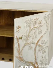 Comoda din Lemn Sculptat - Paun 