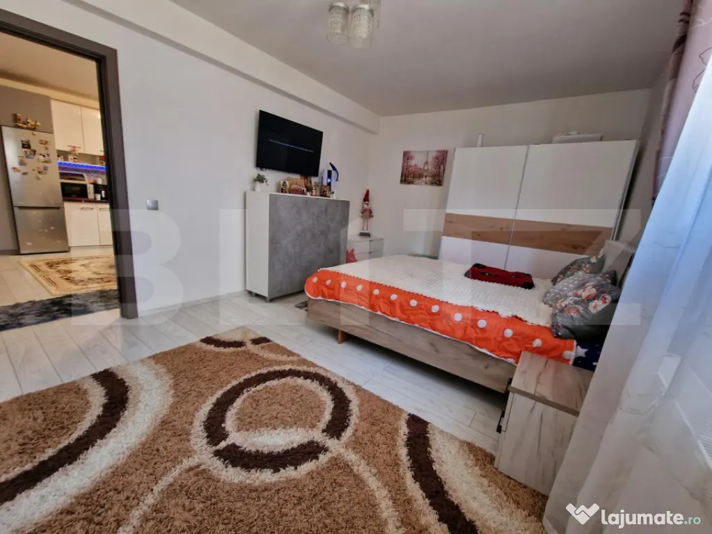 Apartament 3 camere, 58 mp, zona Stejarului - Floresti (Cluj)