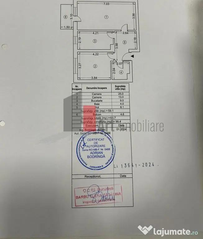 Apartament 2 camere Exigent Faza 5 Lujerului - Bucuresti (Bucuresti-Ilfov)