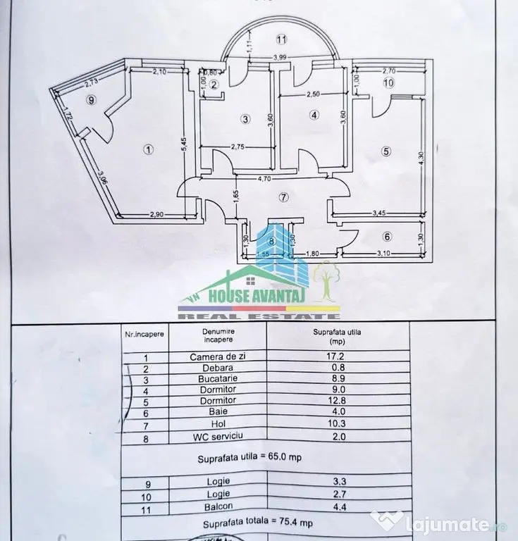 Apartament 3 camere Ultracentral -zona Casa Pensiilor –... - Focsani (Vrancea)