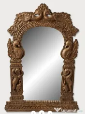 Oglinda cu Rama Sculptata cu Pasari 