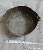 Caldarusa decorativa din alama/bronz 10 cm. 