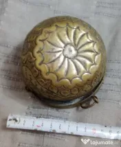 Caldarusa decorativa din alama/bronz 10 cm. 