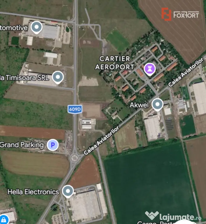 Teren extravilan industrial Aeroport Timisoara - Ghiroda (Timis)