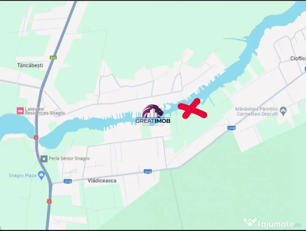 Teren 5600 mp Snagov Lac - Ciofliceni (Bucuresti-Ilfov)