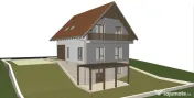 Teren cu autorizatie casa individuala, 450mp, Chinteni