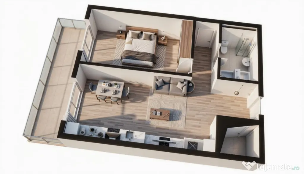 OPORTUNITATE! Ansamblu NZEB! 2 Camere si terasa, Dambul-Rotu - Cluj-Napoca (Cluj)