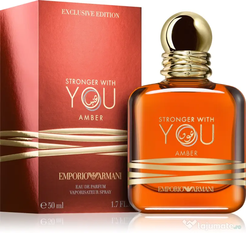 Giorgio Armani Emporio Stronger With You Amber 100ml EDP, pentru barbati