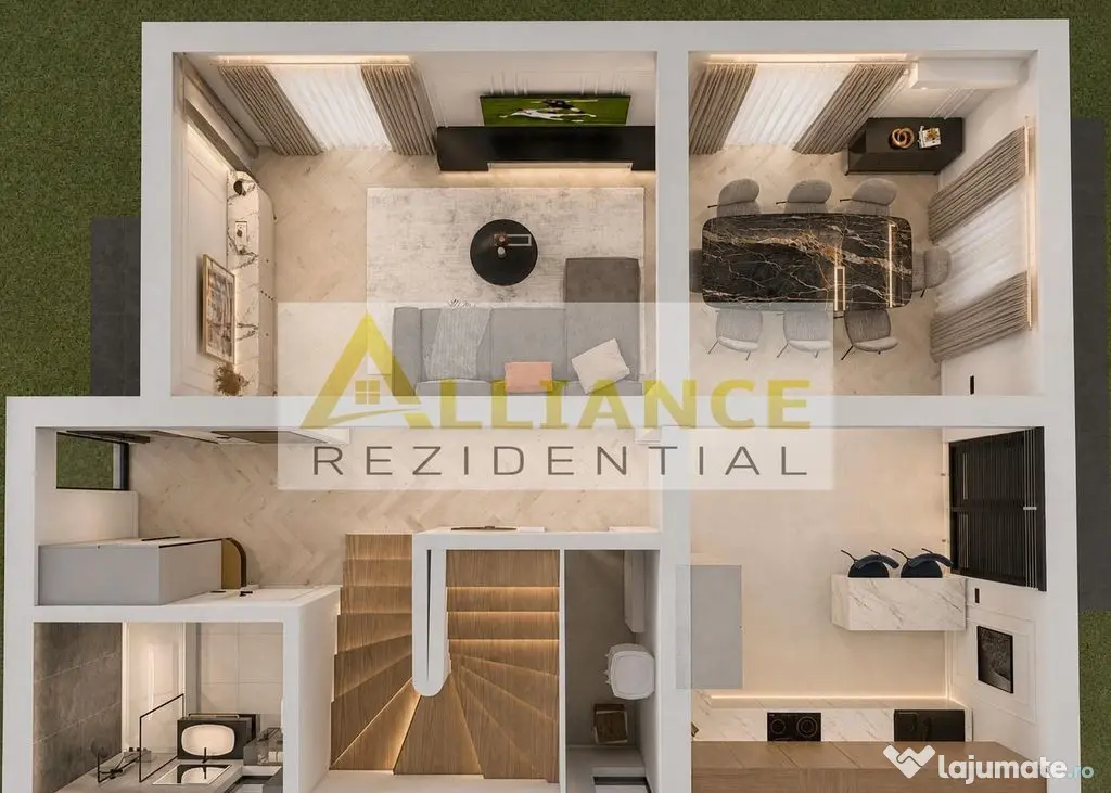 Casa Individuala - 4 camere - 3 bai - 355mp teren - Berceni (Bucuresti-Ilfov)