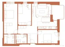 Apartament 4 camere 93.4 mp si logie 8.1 mp in Hexagon