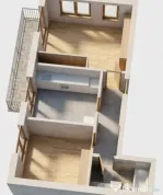 Apartament 2 CAM, SU 59.91MP BALCON 7.66, zona IRIS