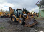 Buldoexcavator CAT 428E, 2007, cupă multifuncțională