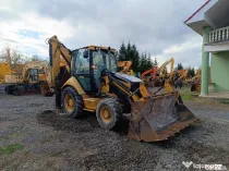 Buldoexcavator CAT 428E, 2007, cupă multifuncțională