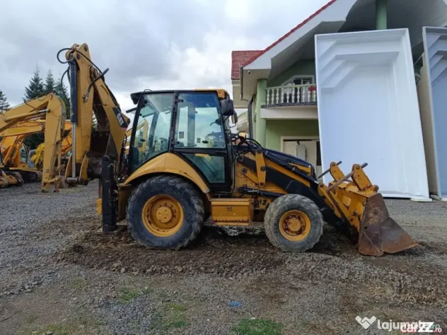 Buldoexcavator CAT 428E, 2007, cupă multifuncțională - Negresti Oas (Satu-Mare)
