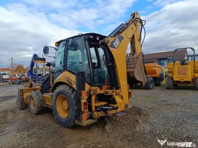 Buldoexcavator CAT 428E, 2007, cupă multifuncțională - Negresti Oas (Satu-Mare)