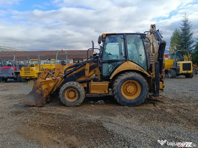 Buldoexcavator CAT 428E, 2007, cupă multifuncțională - Negresti Oas (Satu-Mare)